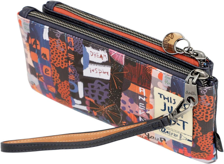 Anekke Contemporary Nagare Wallet Purse L Multicolor