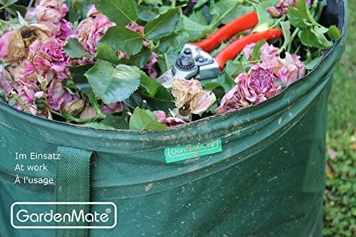 GardenMate 3x Pop-up Gartensack 85l - Selbstaufstellend aus robustem Polyester Oxford 600D Gewebe 3x