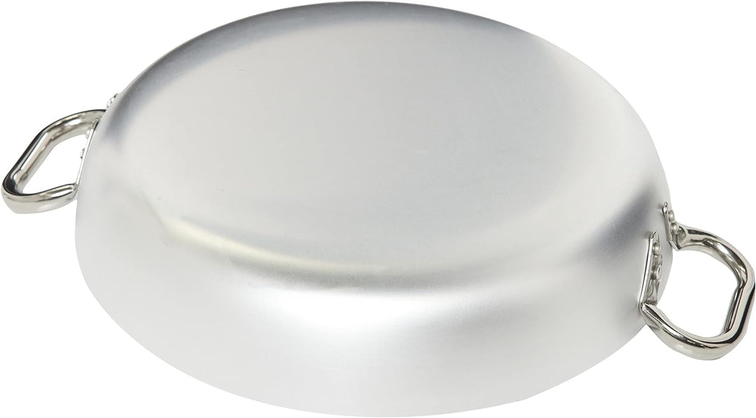 Pentole Agnelli ALMR111036 Strahlungspfanne, professionelles Aluminium 5 mm, 36 cm, 36 cm