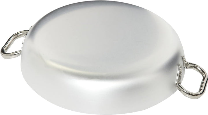 Pentole Agnelli ALMR111036 Strahlungspfanne, professionelles Aluminium 5 mm, 36 cm, 36 cm