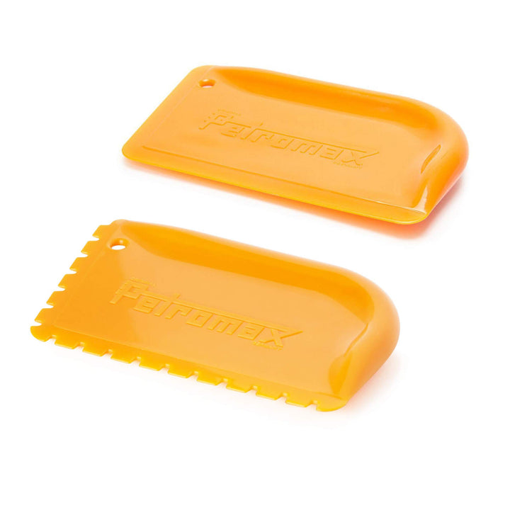 Petromax Feuertopf Dutch Oven Reinigungs-Schaber Set Glatt und Geriffelt für Gusseisen Pfannen Töpfe