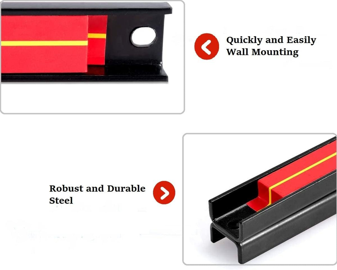 GIANTEX 3x Magnetleiste Werkzeug 46 cm Werkzeughalter Magnet stark Magnetschiene für Werkzeug Magnet