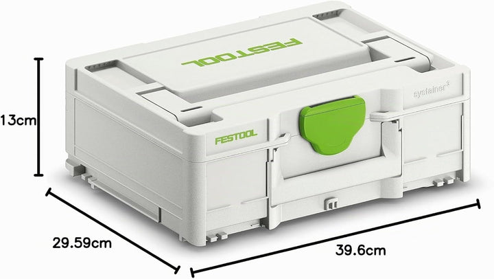 Festool Systainer³ SYS3 M 137 (mit Abdeckung für Beschriftungsfeld) 396mm x 296mm x 137mm, 396mm x 2