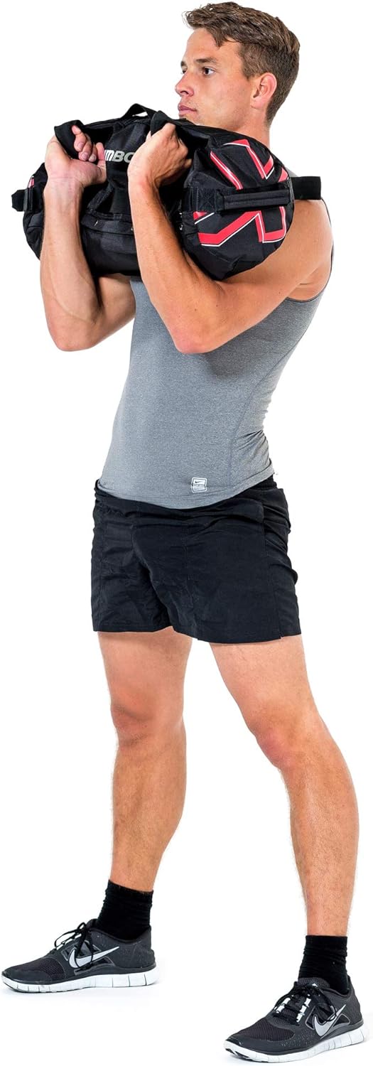 GYMBOX Professioneller Sandbag mit Poster Funktionelles Training 25kg/50kg flexibel befüllbare Gewic