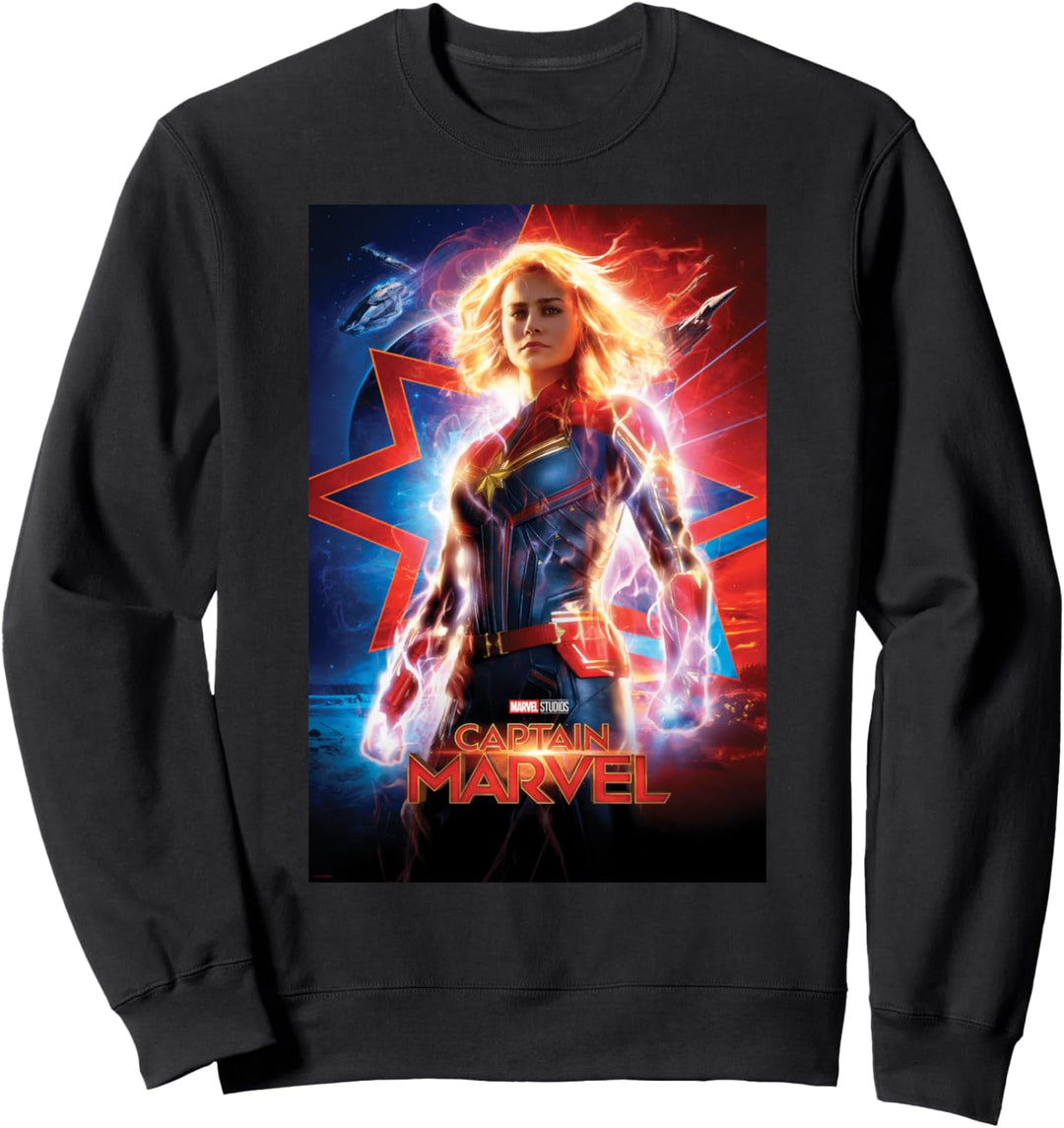 Captain Marvel Poster Sweatshirt