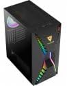 Aerocool Cronus Mid Tower Case – PC Gaming Case with 1 x 1400mm ARGB Rear Fan, RGB LED Front & Full