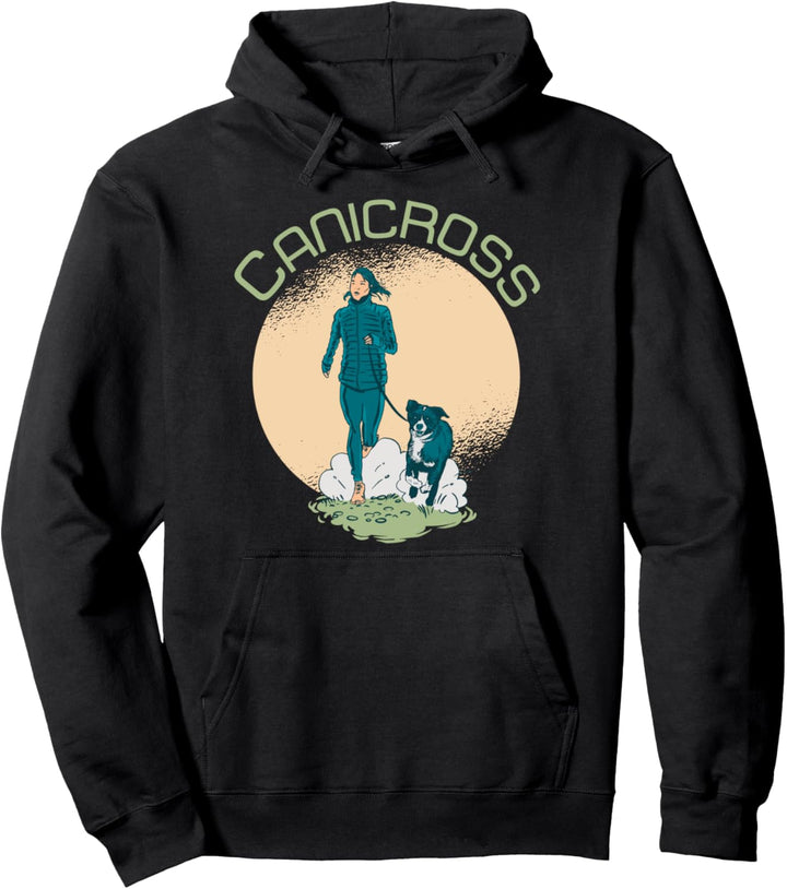 Canicross Laufen Hund Bewegung Training Sport Pullover Hoodie