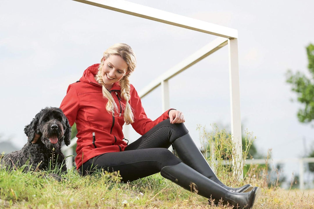 HKM Erwachsene Softshelljacke-Sport-Damen9100 schwarzXS Hose, 9100 schwarz, XS XS Schwarz, XS Schwar