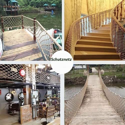 KACQIYT Kletternetz Kinder Schutznetz Treppe Balkon Fallschutznetz Spielplatz Sicherheitsnetz Hinder