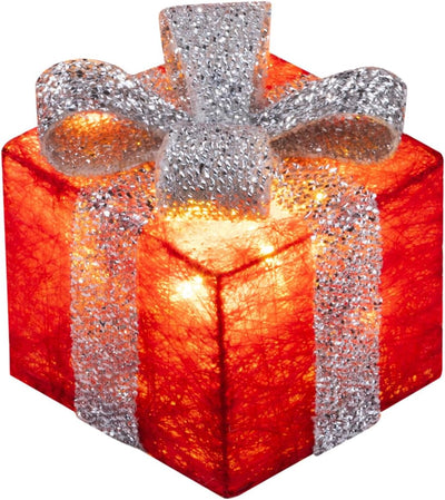 Bambelaa! 3er Led Deko Geschenke Leucht Boxen Timer Weihnachts Dekoration Weihnachtsdeko Beleuchtet