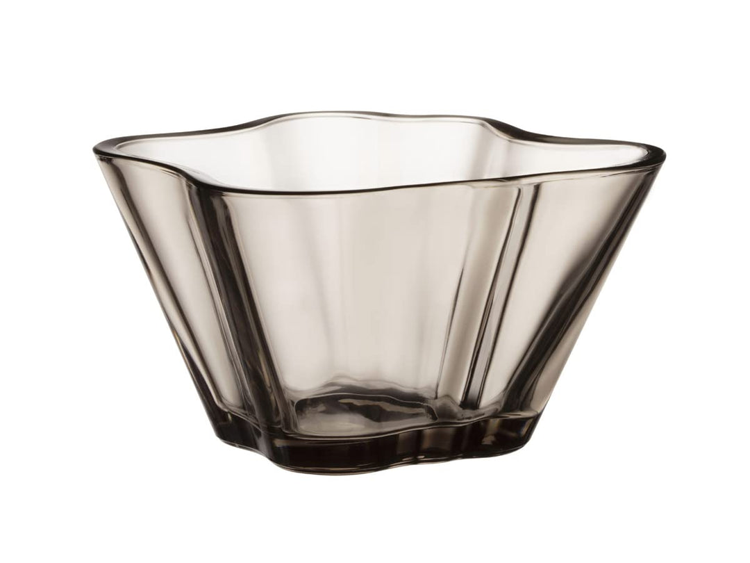 Iittala Alvar Aalto Collection Schale, Glas, Braun, 75mm