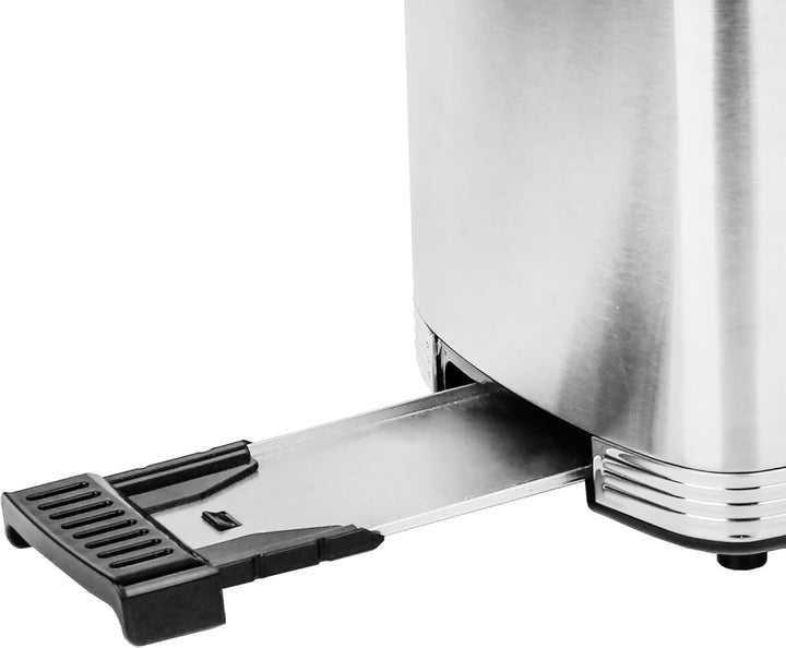 EMERIO Edelstahl Toaster mit grossem FARB Display | Touch | 2 Toastschlitze | Zentrierautomatik | Kr