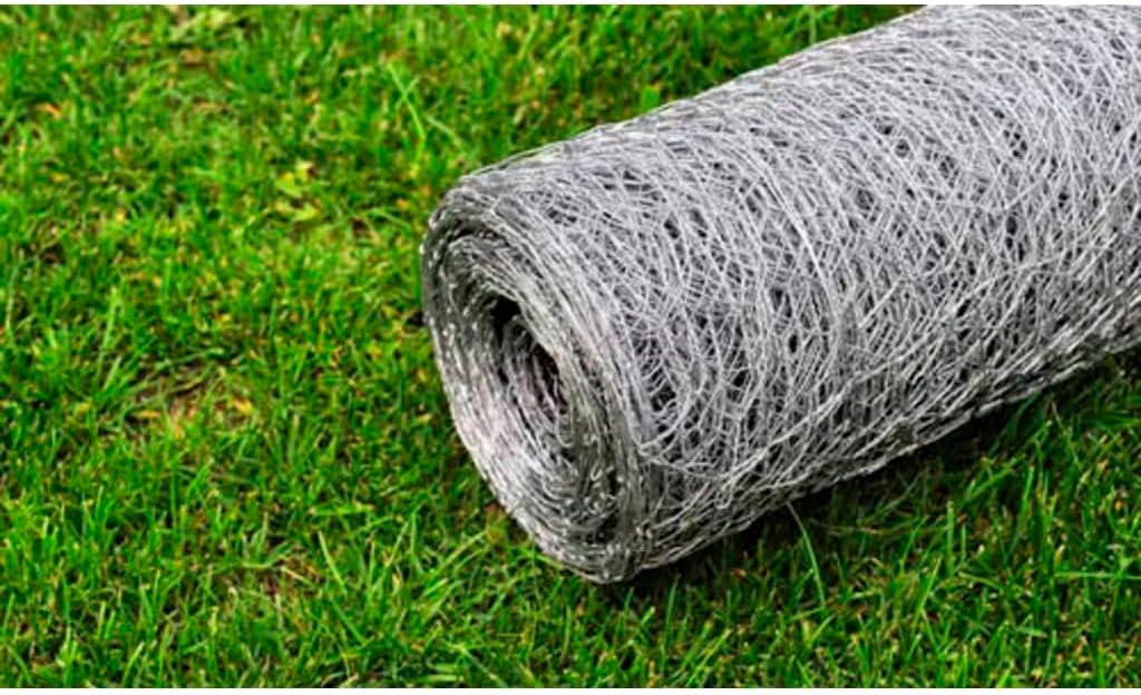 vidaXL Maschendraht Drahtgeflecht Drahtzaun Verzinkter Stahl 25×1 m Silbern, 1 m Silber
