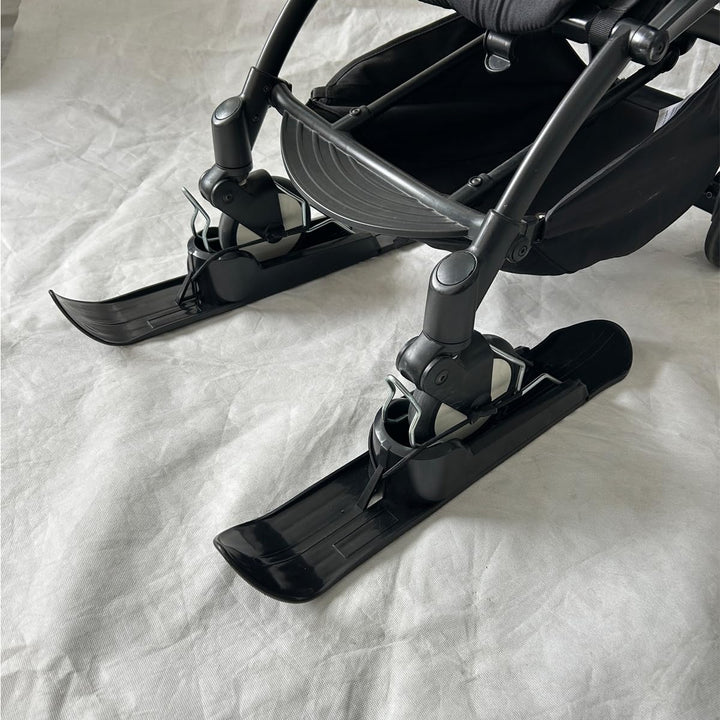 Universal Skischild für Kinderwagen und Trolleys für Haustiere, Schneewagen- oder Strandgleiter, Ski