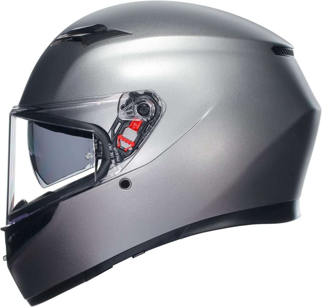 AGV - K3 E2206 MPLK Motorradhelm, Herren Integralhelm, ECE Vollvisierhelm mit Schweissabsorption, Sp