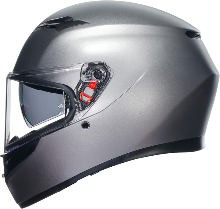 AGV - K3 E2206 MPLK Motorradhelm, Herren Integralhelm, ECE Vollvisierhelm mit Schweissabsorption, Sp
