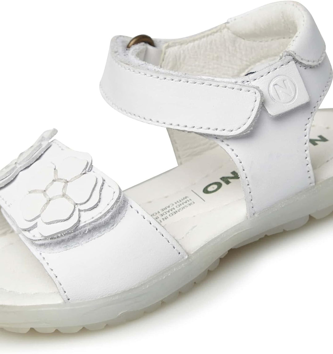 Naturino Mädchen Begonia Sandale 22 EU Weiss, 22 EU Wei&amp;