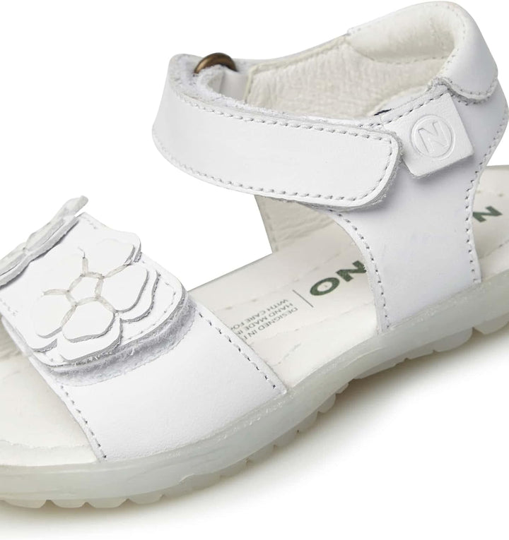 Naturino Mädchen Begonia Sandale 22 EU Weiss, 22 EU Weiß