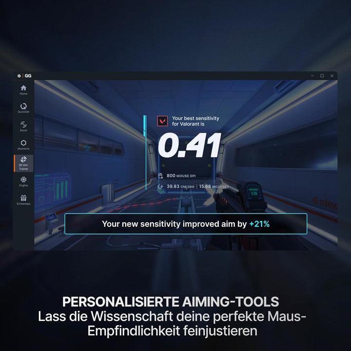 SteelSeries Aerox 3 Wireless Gen 2 – Ultraleichte 68-g-Gaming-Maus, 4K-Polling, 26K-DPI-Optiksensor,