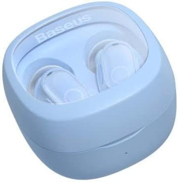 Baseus Earphone Bluetooth Bowie WM02 TWS, BT 5.3, Rapid Charge Technology, 60ms Latency Blue (NGTW18
