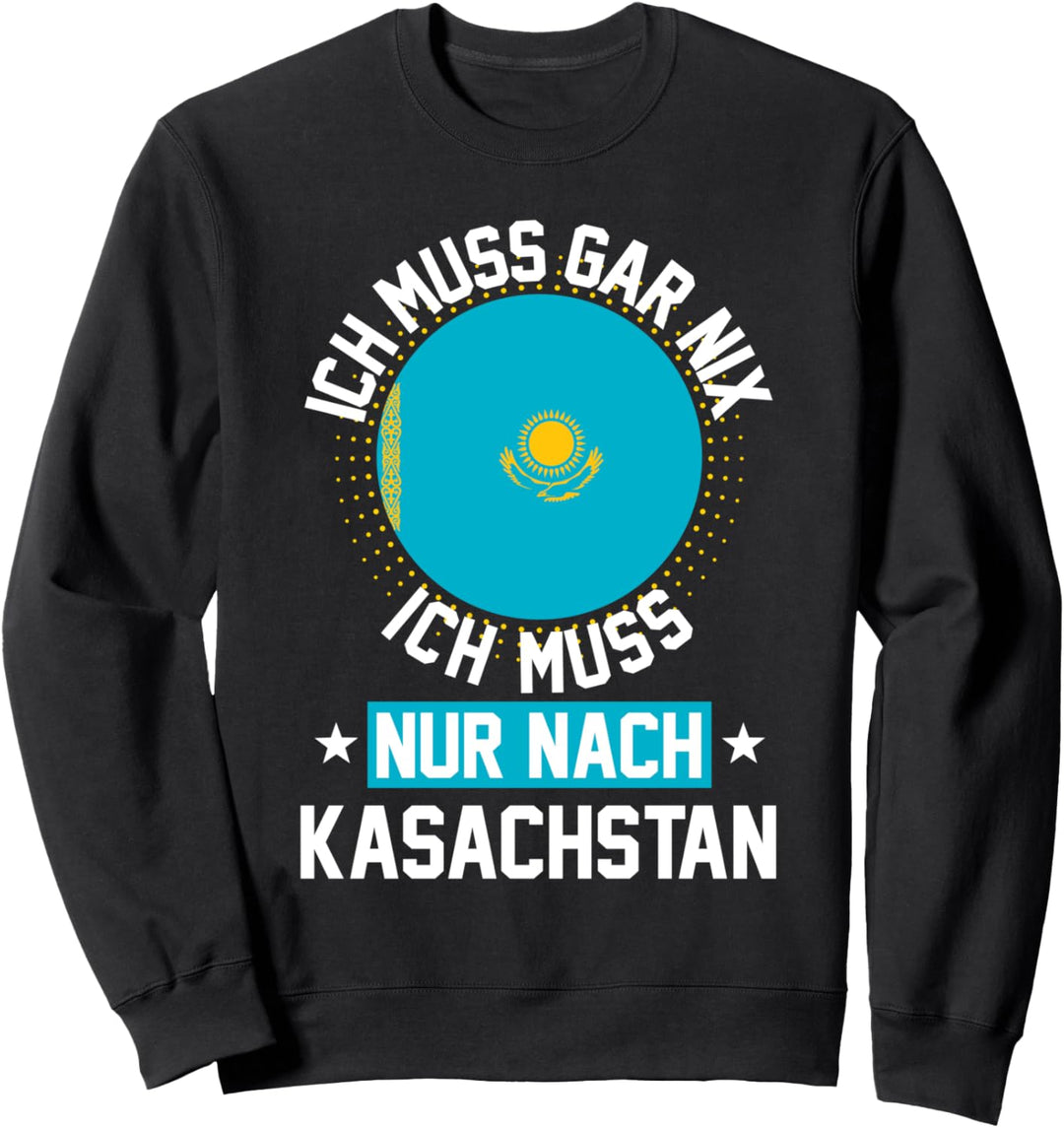 Kasachstan Udssr Sommerferien Urlaub Reise Lustig Sweatshirt
