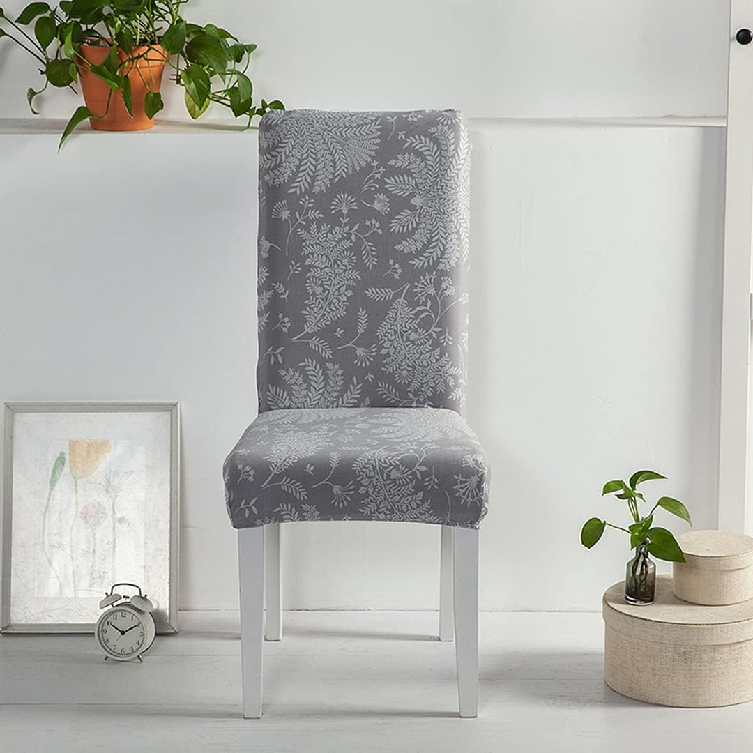 HZDHCLH Stuhlhussen 4er Set Stuhlbezüge Stretch abnehmbar, waschbar, Esszimmerstuhl-Schutzsitz für H