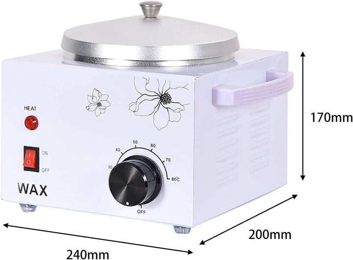 Wachswärmer, Elektrischer Wachsschmelzerhitzer für die Haarentfernung mit einstellbarer Temperatur,