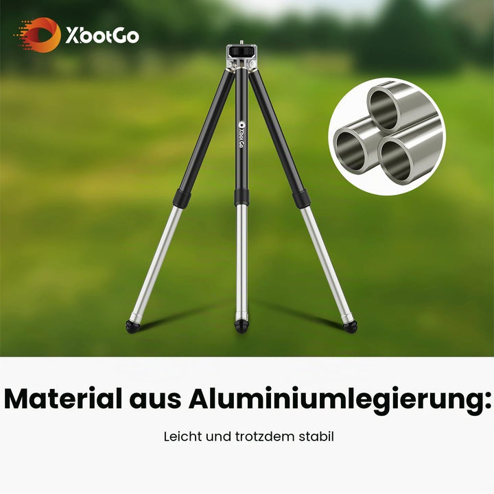 XbotGo Update T1 Stativ, 115 cm Höhe, 3 kg Tragfähigkeit, Leichtes Aluminium, Kompatibel Chameleon S