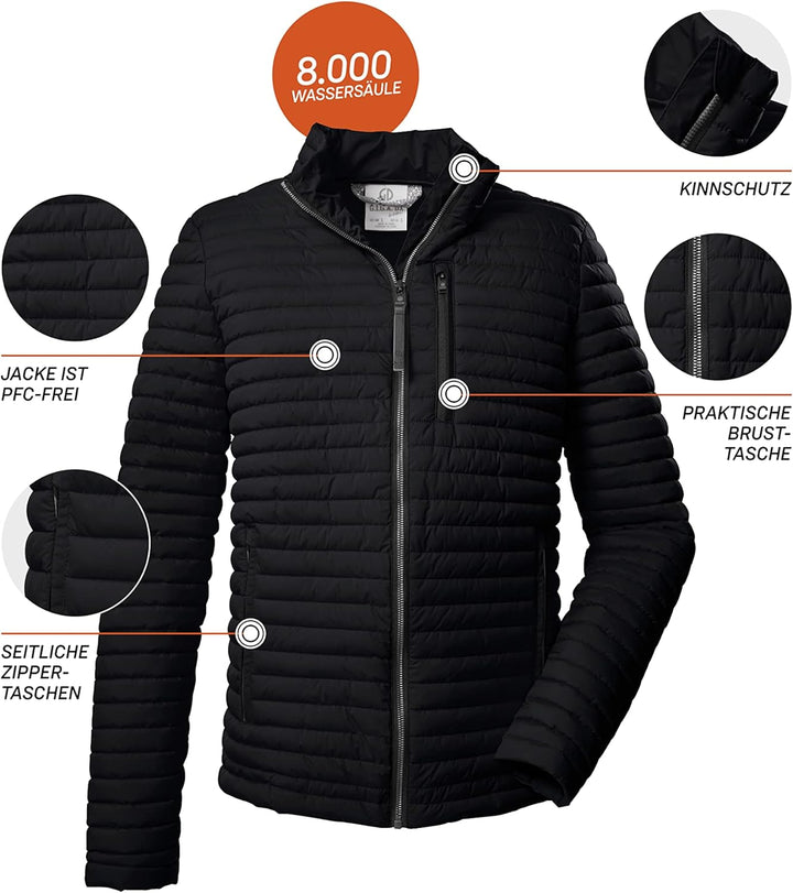 G.I.G.A. DX Herren Gs 121 Mn Qltd Jckt Casual Steppjacke/Funktionsjacke in Daunenoptik M Schwarz, M