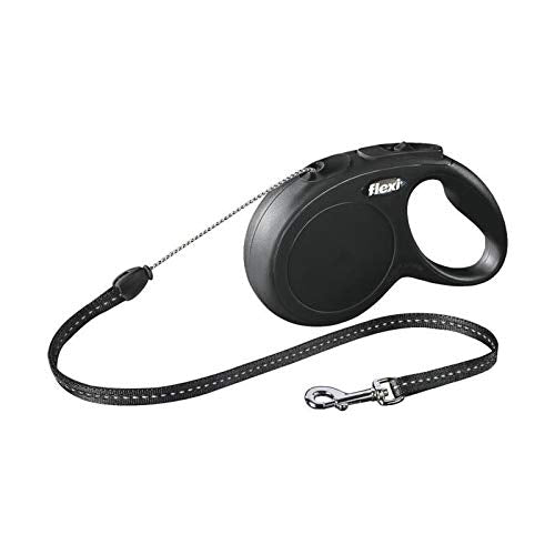 Flexi New Klassisches Band S 8 m schwarz