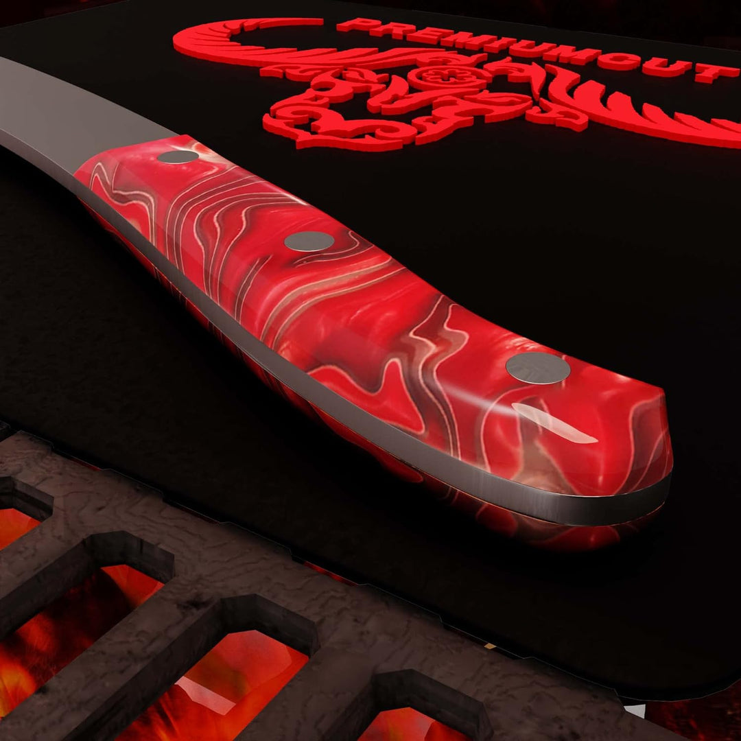 GIESSER seit 1776 - Made in Germany - Zubereitungsmesser 16 cm Red Diamond, PremiumCut Veggie No 1,