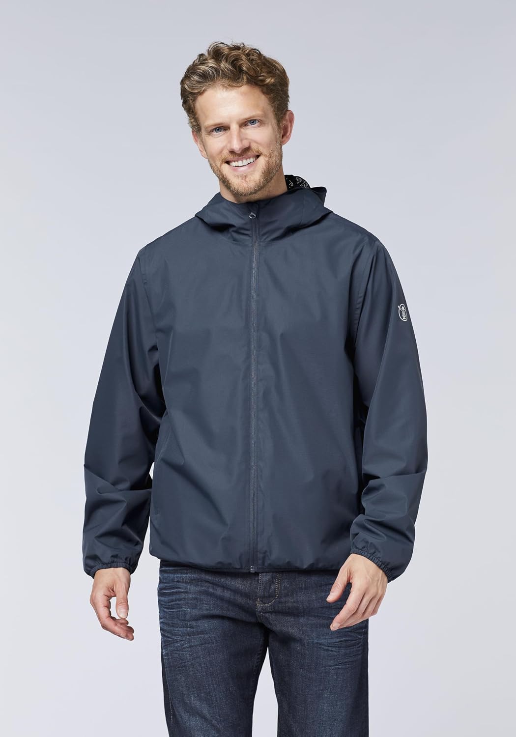 Chiemsee Regenjacke Herren I Funktionsjacke I Kapuze&Seitentaschen I S-3XL XL 19-4010 Total Eclipse,