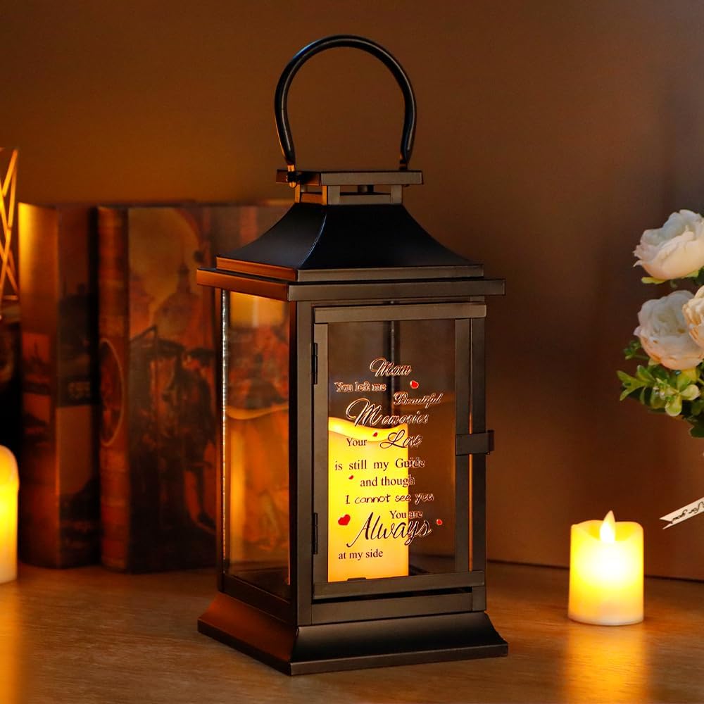 TRIROCKS Memorial Laterne Trauergeschenke in Erinnerung an einen geliebten Menschen Gedenkgeschenke