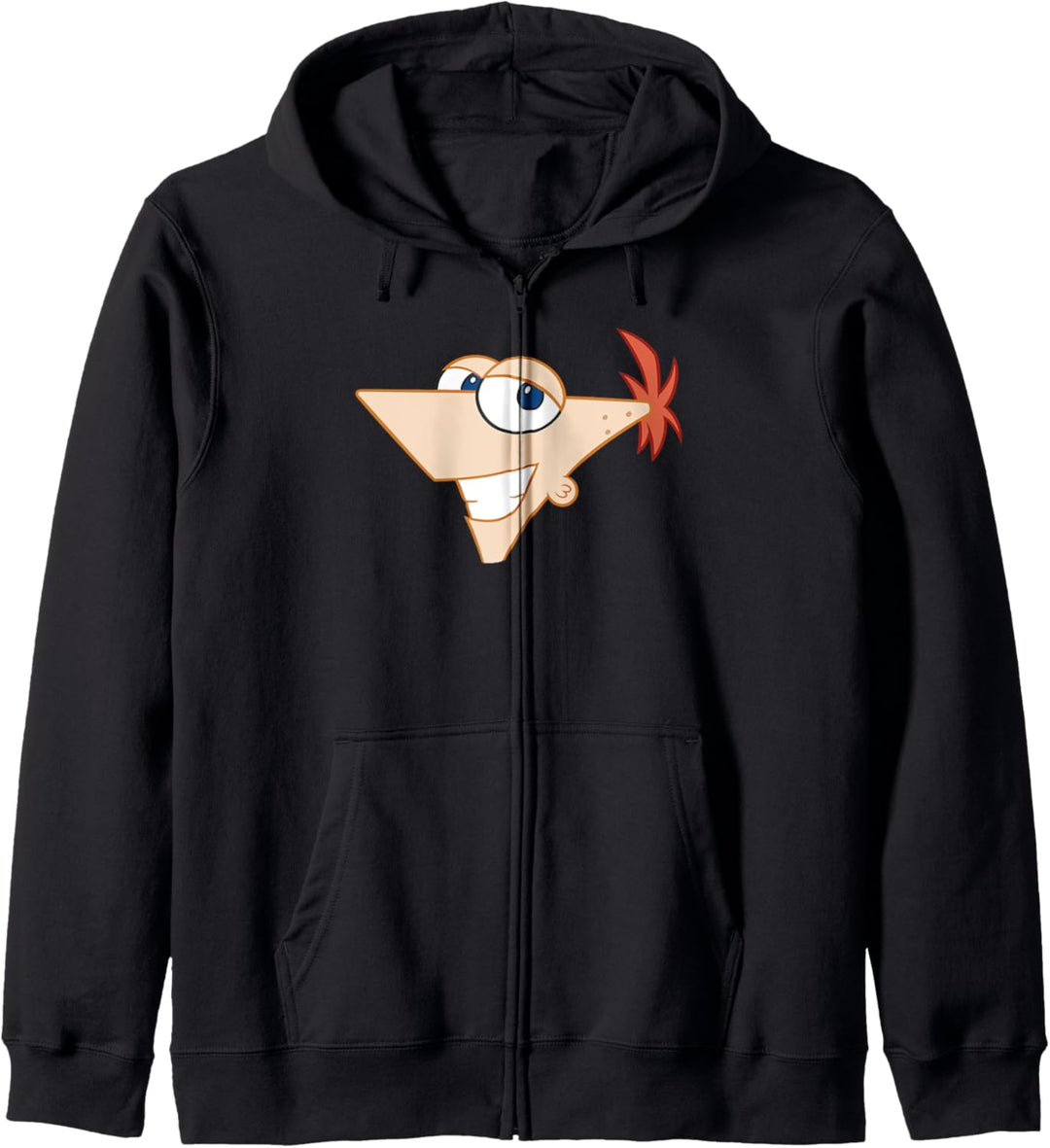 Disney Phineas und Ferb grosses Phineas grosses Gesicht Kapuzenjacke