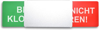 Frei/Besetzt-Schild Style: "BITTE KLOPFEN/BITTE NICHT STÖREN" 175x50mm - Design Made in Germany - Gr