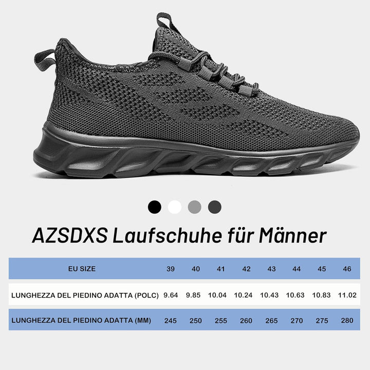 AZSDXS Sneaker Sportschuhe FüR Herren Turnschuhe Herren Schuhe Herren Sneaker Herren 40 EU Grau, 40