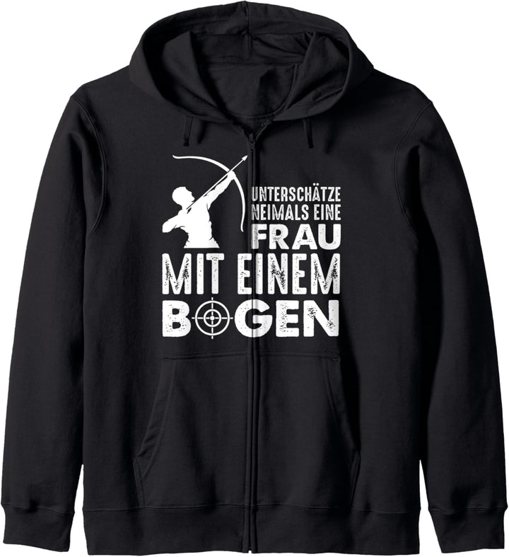 Bogensport - Bogenschiessen - Bogenschütze ARCHER Geschenk Kapuzenjacke