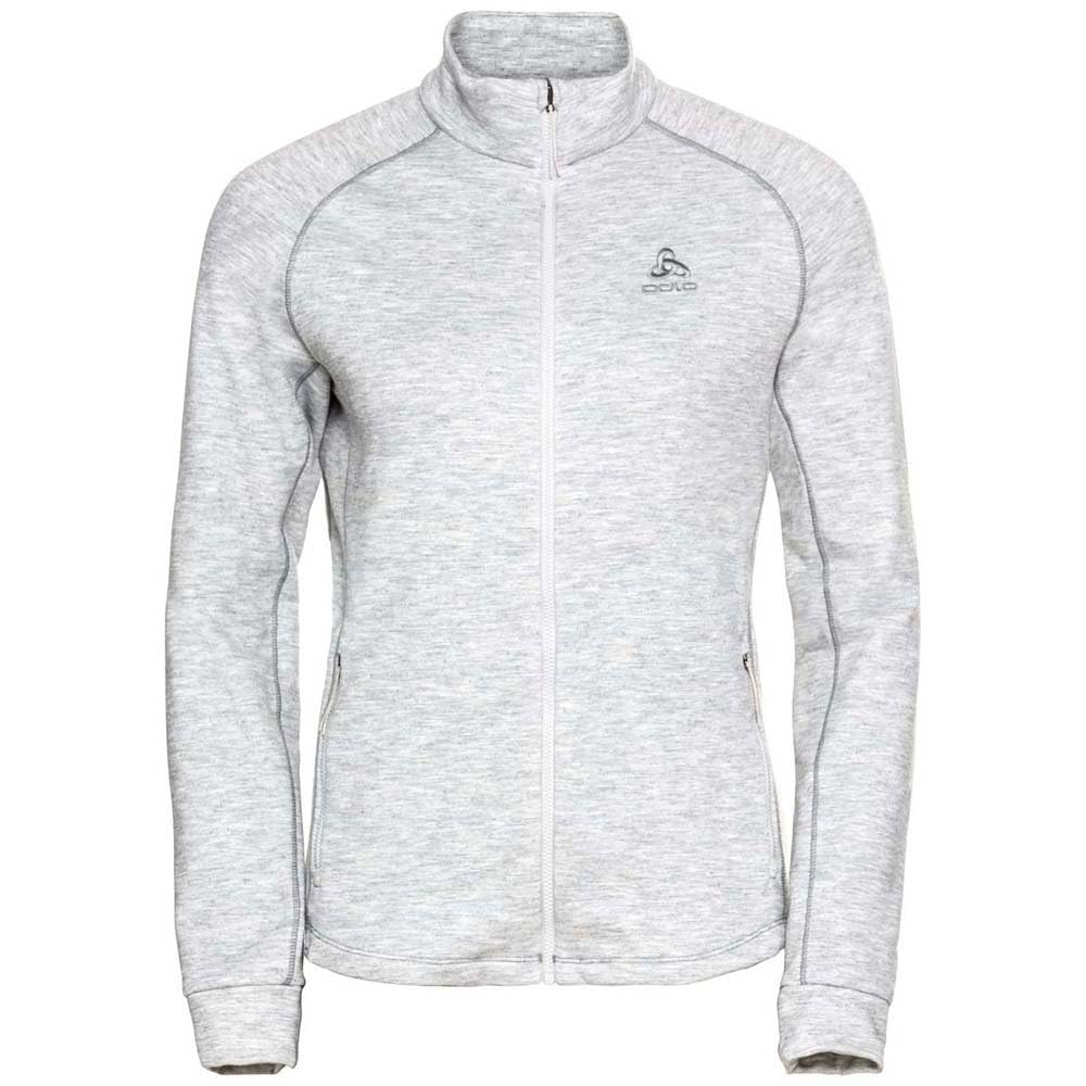 Odlo Damen Berra_542511 Mid Layer mit Reissverschluss (1er Pack) L Grey Melange, L Grey Melange