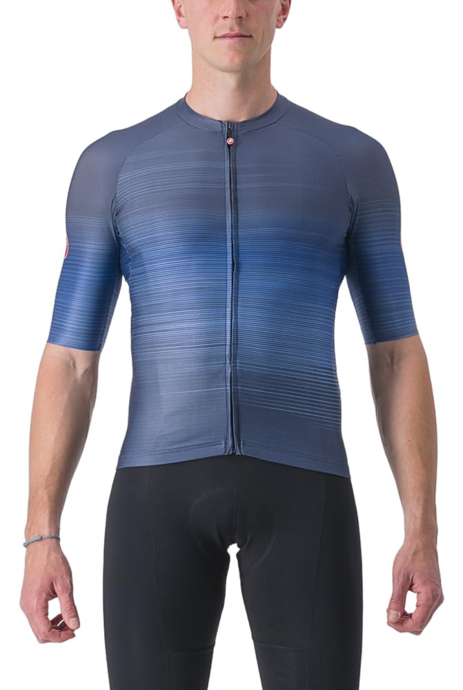 CASTELLI 4523009-424 AERO Race 6.0 Jersey T-Shirt Men's Belgischer Blau L