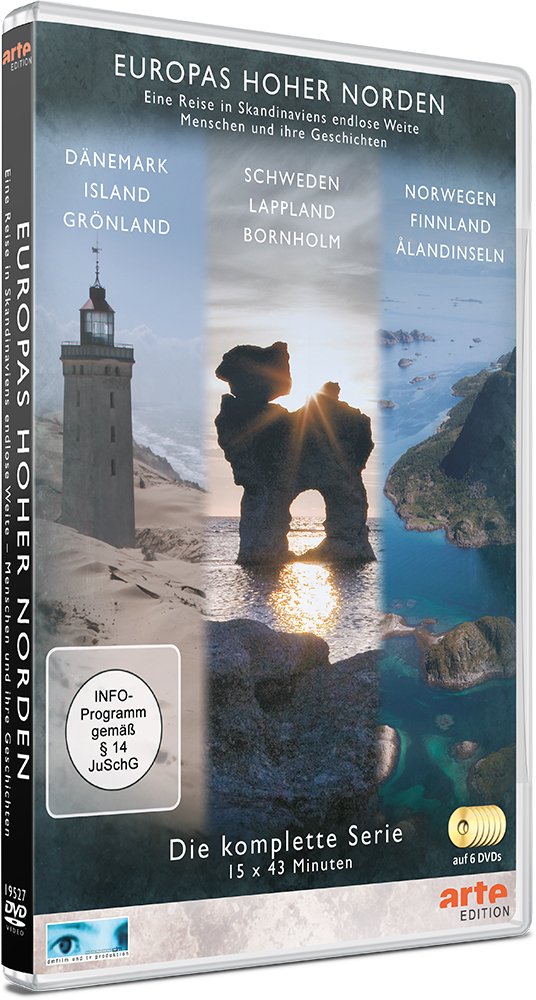 Europas Hoher Norden (Box, 6 DVDs): Schweden, Lappland, Bornholm, Dänemark, Island, Grönland, Norweg