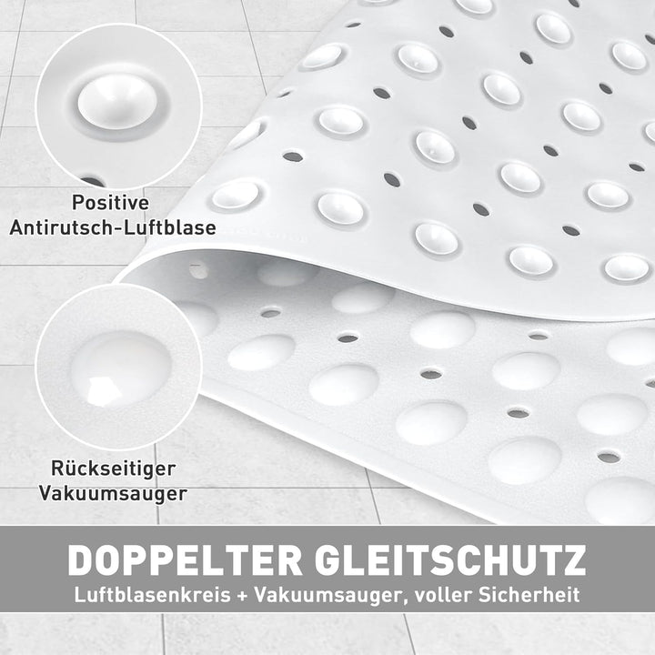 Duschmatte rutschfest Antirutschmatte Dusche 70 x 70 cm: Eckduschmatte Dreieckig Duscheinlage rutsch