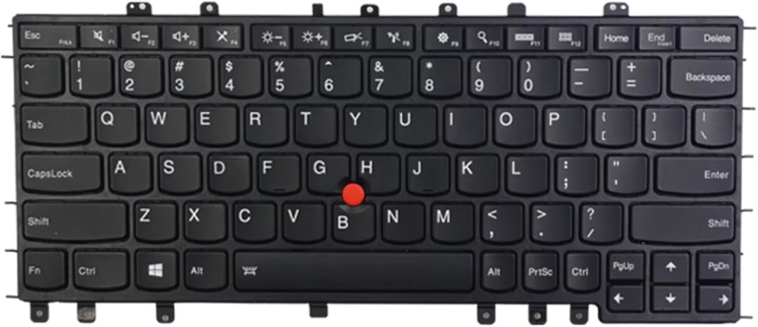 fqparts-cd Replacement Laptop Tastatur für for Lenovo für for Thinkpad Yoga 12 Schwarz Amerikanische