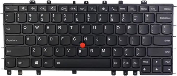 fqparts-cd Replacement Laptop Tastatur für for Lenovo für for Thinkpad Yoga 12 Schwarz Amerikanische