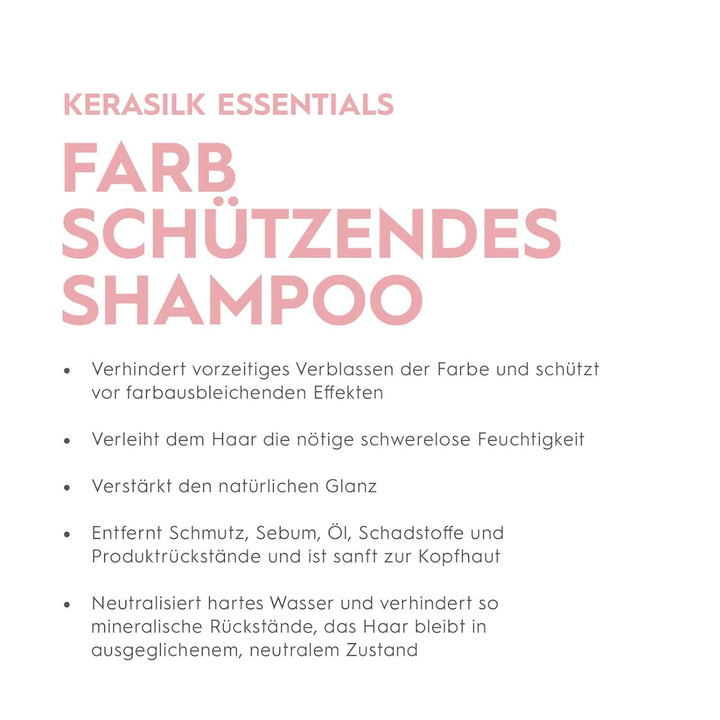 Kerasilk Essential, Farbschützendes Shampoo für coloriertes Haar, 750ml, 750ml