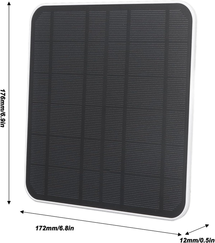 für Ring Solar Panel, 12 W Solar Panel Kamera Ladegerät für Ring für Kamera für Stick Up Cam Akku 2.