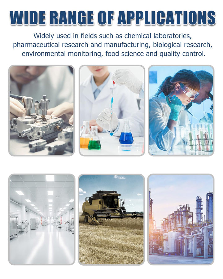 GOYOJO Feinwaage 0.001g, Hochpräzise Laborelektronische Analysewaage mit Einem Windschutz Ausgestatt