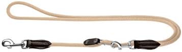 HUNTER FREESTYLE Vario-Leine für Hunde, robust, wetterfest, 1,0 x 260 cm, braun braun 1,0 x 260 cm,