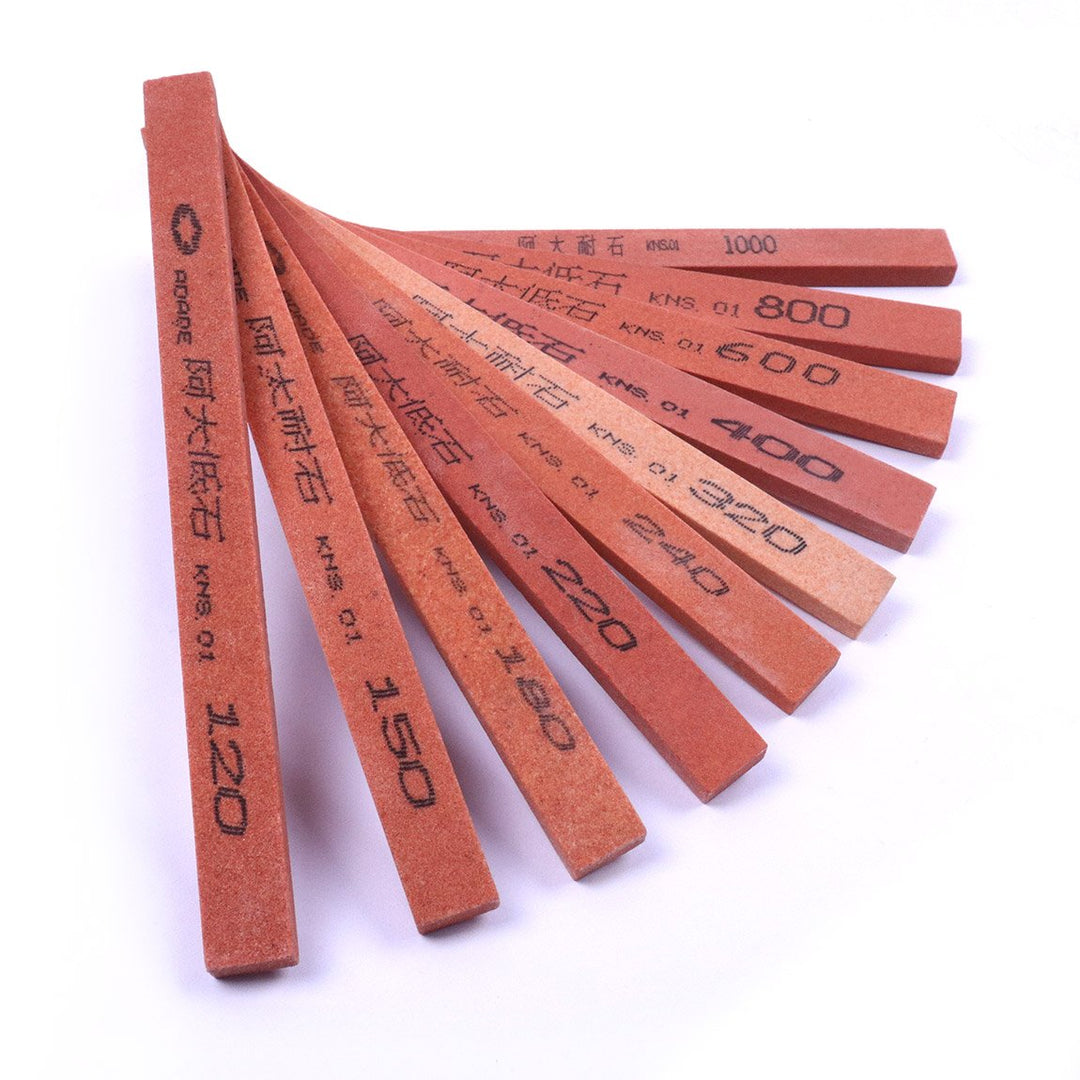 ATOPLEE 120/150/180/220/240/320/400/600/800/1000# Schleifstein Messerschärfer [10pcs Alle Grössen]