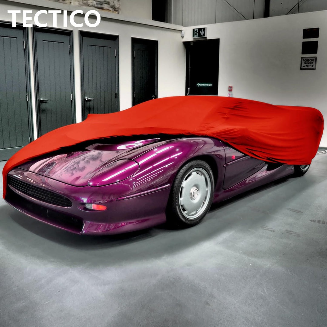 TECTICO Indoor Sportwagen Autoplane Elastisch Atmungsaktiv Staubschutz Weich Stretch Stoff Elegante
