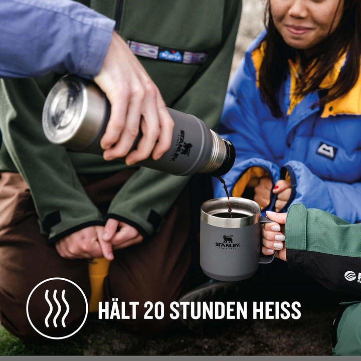 Stanley Classic Legendary Thermosflasche Edelstahl 750 ml - Thermos Hält 20 Stunden Heiss oder Kalt